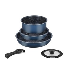 5 IH OK OK 20cm 26cm 18cm 18cm AZ-5612 진주 금속 프라이팬 냄비 점 세트 대응 대리석, 1개