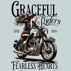 레이디 라이더 열전사지 의류 티셔츠 에코백 리폼 필름 열접착식 패치 스티커, 1개, 레이디 라이더 전사지