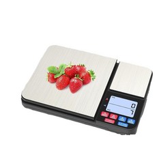 雙秤盤家用廚房電子秤, 充電款5kg 1g - 500g 0.01g, 3000, 0kg
