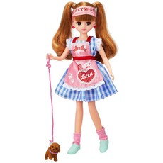 타카라 토미 TAKARA TOMY 리카 짱 인형 LD-11 애완동물 다이스키 트리머, 상세페이지 참조, 1개, 1cm