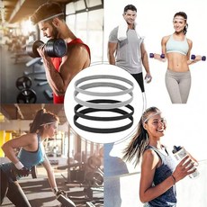 6피스 3가지 클래식 색상 얇고 신축성 있는 스포츠 헤드밴드 주름 없는 부드럽고 스웨트밴드 러닝 풋볼 농구 축구 테니스 요가 모든 사람을 위한, 6피스 3가지 클래식 색상 얇고 신축성 있는 스포츠 헤