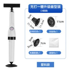 DFMEI 管道疏通器一炮通氣壓式通馬桶廁所地漏下水道馬桶疏通器廠家, 如圖