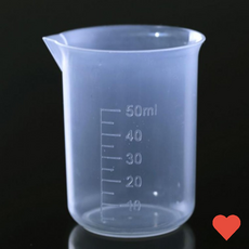 생활선물세트 50ML 투명 계량컵, 1개