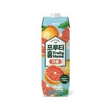 서울우유 프루티홈 자몽, 5개, 1L