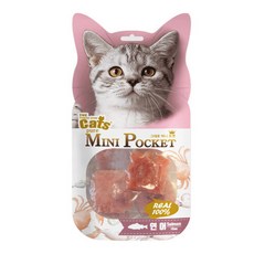 더캣츠 그대로 미니포켓 10개입 연어, 4g, 10개