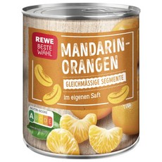 독일 레베 Beste Wahl 베스트발 만다린 오렌지 통조림 300g, 1개