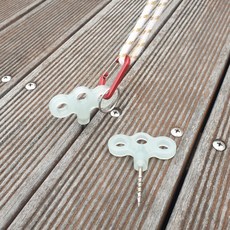 타프 텐트 야광 스크류 데크팩, 1개