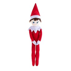정품++ The Elf on the Shelf Plushee Pals 포옹 가능 레드 68.6cm(27인치) 스카우트 엘프 플러시 - 사랑스러운 봉제 블루 아이드 보이, 정품++ The Elf on the Shelf Plus