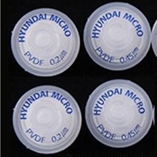 PVDF-D(Polyvinylidene Fluoride) PVDF-D 소수성시린지멤브레인필터(13mm-0.2㎛) 1pcsSW13P020N
