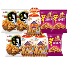 달콤 과자 3종 9개세트 (맛동산 + 꿀꽈배기 + 조청유과), 1개, 90g