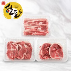 한돈 무항생제 삼겹살 목살 앞다리살 구이용 (냉장) 400g, 목살 (400g), 1개