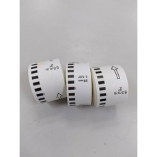 DK-22113 DK-22212 DK-22606 副廠標籤紙卷 透明底/白底/黃底 撕不破, 1個, DK-22113 單紙卷 透明底 撕不破