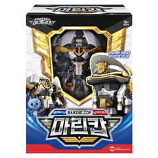 미니특공대 최강경찰 마린캅 피규어, 혼합색상, 1개