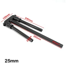 전기 스쿠터 핸들 바 Kugoo 스피드웨이 그립 교체 개조 부품 접이식 T 모양 10 인치 8, 02 25mm, 1개