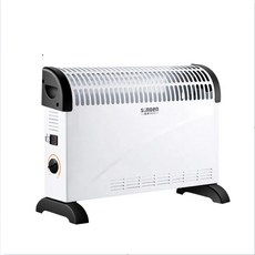 SONGEN 松井マツイ暖風機，快速加熱，均勻舒適，輕巧易移動，低噪音運行，簡約時尚, 白色(黑色提把), SG-161RCT