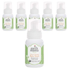 얼스마마 내추럴 베이비 워시 무향, 160ml, 6개