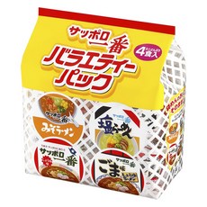 Sapporo Ichiban 綜合迷你杯麵 4入組, 1袋