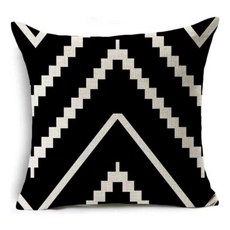 도형 쿠 소파 흑백 B타입 커버 45X45