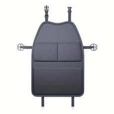 카시트 등받이 킥 방지 매트 내마모성 자동차 뒷좌석 패드 스크래치 보호 커버, 1개, 1. 1pc