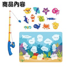 釣魚遊戲組 釣魚玩具 魚竿 磁鐵魚 迷你釣魚玩具, 1個, 釣魚組, Multi-color