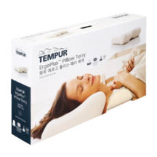 코스트코 템퍼 에르고 플러스 테리 메모리폼 베개, 1개, 화이트