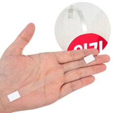 부착 PVC 투명 와블러 1x14cm10P 댕글러 네임텍걸이jin6+7nEN