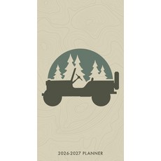 (영문도서)Jeep 2-Year 2026-27 3.5 X 6.5 Monthly Pocket Planner Spiral, Willow Creek Press Calendars, English, 9781549256585
