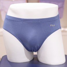 [AK플라자] [휠라언더웨어] FI4BFG3602M(DEM) NP스판 메쉬 자카드 남성 삼각팬티