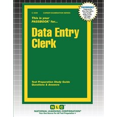 (영문도서) Data Entry Clerk Paperback, National Learning Corp, English, 9781799333395