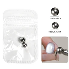 원형 둥근 구 자석 8mm 10mm, 1개, 구 원형 자석 8mm 10mm