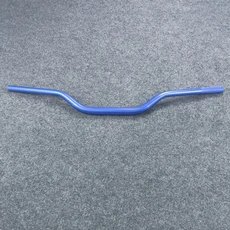 유니버설 오토바이 핸들바 PRO 팻 1 1/8인치 28mm (KTM 혼다 스즈키 야마하 가와사키 레이싱 더트 바이크용, 10 Blue no logo