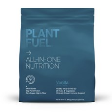 PlantFuel 無糖植物性蛋白沖泡粉 香草口味, 1個, 840克