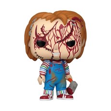FUNKO POP Movies #1694 鬼娃新娘-Chucky(BD) 超萌收藏公仔，重現經典角色，高品質材質，趣味造型擺飾, 1個