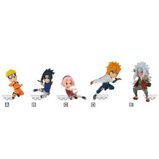 【616toys】 BANPRESTO 火影忍者 WCF (全5種), 1個, 一套5入