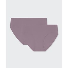 (국내매장정품) 무신사 스탠다드 MUSINSA STANDARD WOMAN 우먼즈 심리스 팬티 2팩 [스모크 핑크] MWDUP0Z15-SP 166674