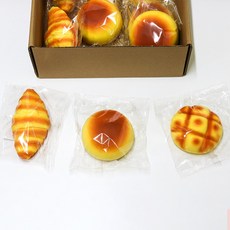 2500 말랑 베이커리 스퀴시 리얼 빵 버터향 향기 말랑이 촉감, 단품, 단품
