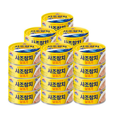 사조참치(안심따개) 살코기, 100g, 24개