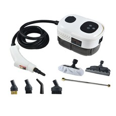 카토 소형 가정용 고압 고온 스팀 청소기 - 강력 살균 주방 기기 세탁기 싱크대 카펫 타일 유리까지 완벽 청소, 화이트TC-SC-001