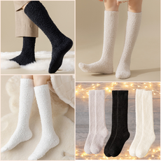 심플하우징 발편한 힐링 산모 수면 양말 잠이솔솔 소프트 니삭스 3P