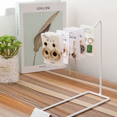 키링 전시대 열쇠고리 화이트 액세서리 거치대 진열대 싱글 후크 디스플레이 매장 쥬얼리