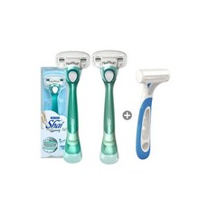 맨즈우디 쿨링 쉐이빙폼 74ml 5개 /여름철 피부관리, 샤이 크리미 여성면도기 세트 +크리미 면도기2개+발각질