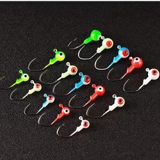 新升級異形鉛頭鉤夜光彩色加強鉤溪流微物鉤根釣假餌軟餌魚餌魚鉤, 1個, 2.5cm0.8克,新升級異形加強鉤--隨機1枚