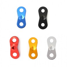 텐트 로프 땅콩 스토퍼, 검정색, 1개