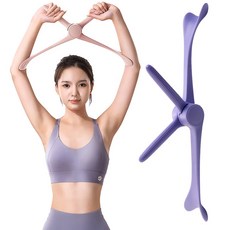 빼다 X크로스 여성 팔뚝살 운동기구 홈트 완력기, 퍼플, 1개