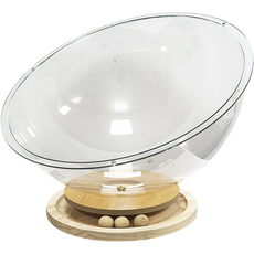 毛皇上 寵物玩具太空艙轉盤 貓窩 貓轉盤 貓咪玩具, 1個, 特大號(42cm)