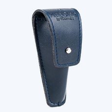 트럼펫 마우스피스 파우치. 인조 가죽 케이스로 제작된 마우스피스용 싱글 홀더. 보호용 가방 안전한 보관. 트럼펫을 위한 선물. 액세서리 베이지 파우치, Pouch Single, Blue