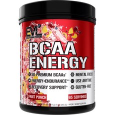 EVLUTIONNUTRITION BCAA 에너지 프루트펀치, 624g, 1개