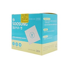 수성 멸균Y거즈 엔 5cm x 5cm, 1개, 30매입