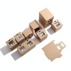 키밍 종이 신발 보관 서랍형 수납박스 세트, 6개