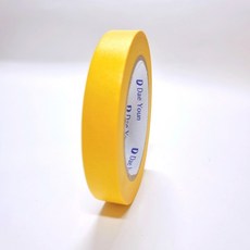 18mmX40m 황색 내열 마스킹 동절기 종이 테이프 칼라, 상세페이지 참조, 1개